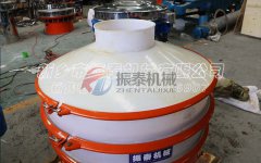 醋酸過(guò)濾塑料振動(dòng)篩安徽池州發(fā)貨，請(qǐng)張經(jīng)理注意查收！